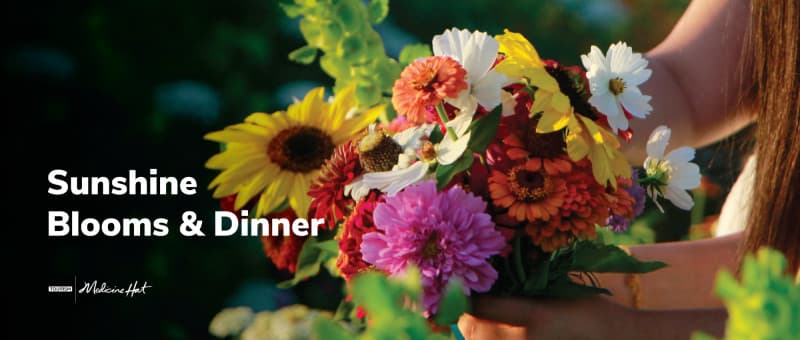 Sunshine Blooms & Dinner (Aug 25)